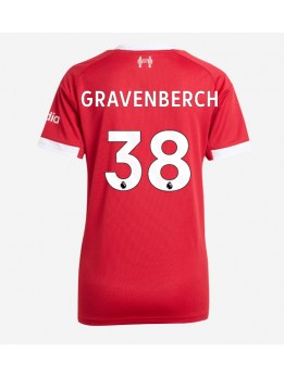 Liverpool Ryan Gravenberch #38 Replika Hemmakläder Dam 2025-26 Kortärmad